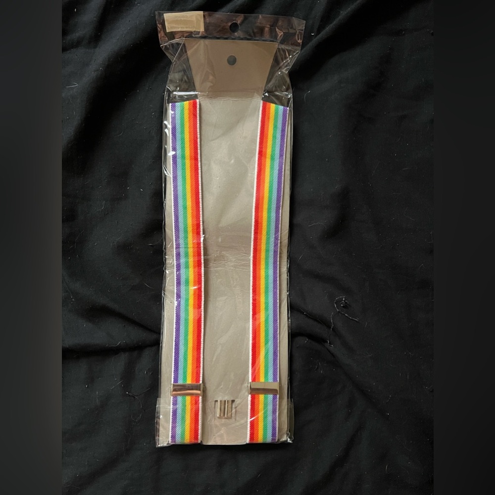Gay Pride suspenders